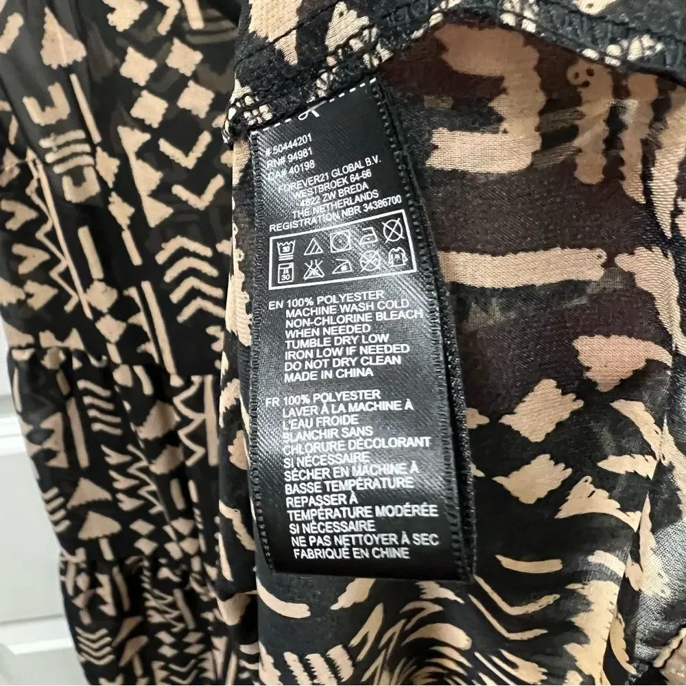 Forever 21 Tribal Print Sleeveless Top Size S - Picture 4 of 4